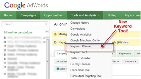 Get Campaign Keyword Suggestions with Keyword Planner .